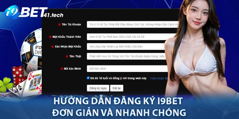 Hướng dẫn cách đăng ký tài khoản trải nghiệm tại I9BET