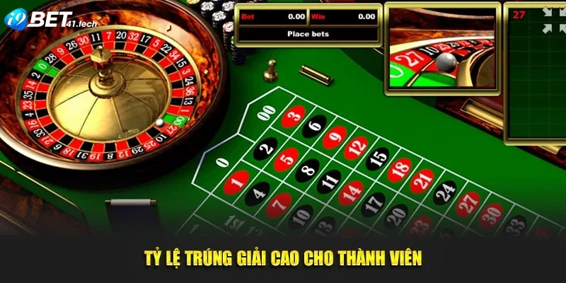 Tỷ lệ trúng giải cao cho thành viên